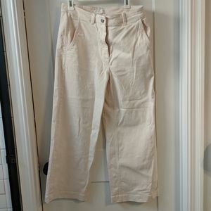 Everlane Light Pink Wide Leg Crop Pants (14)